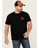 Image #1 - Brixton Men's Oath Logo Short Sleeve Graphic T-Shirt, Black, hi-res