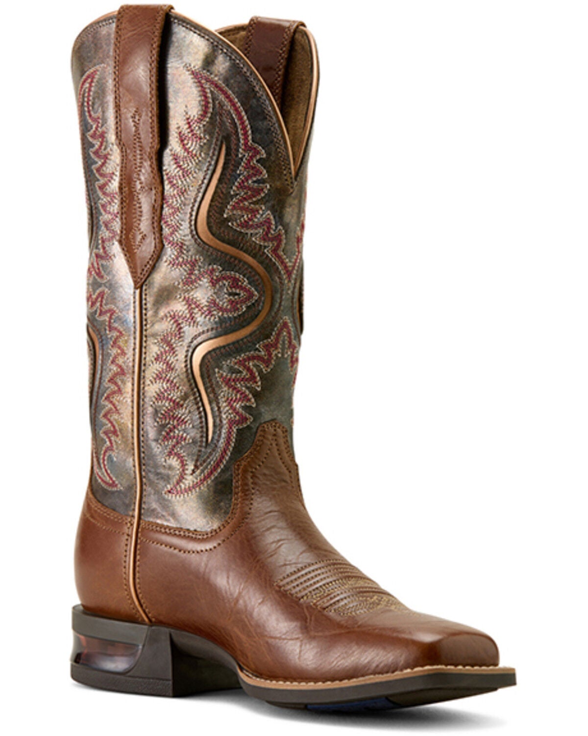 Image #1 - Ariat Women's Captivate Western Performance Boots - Broad Square Toe, Multi, hi-res