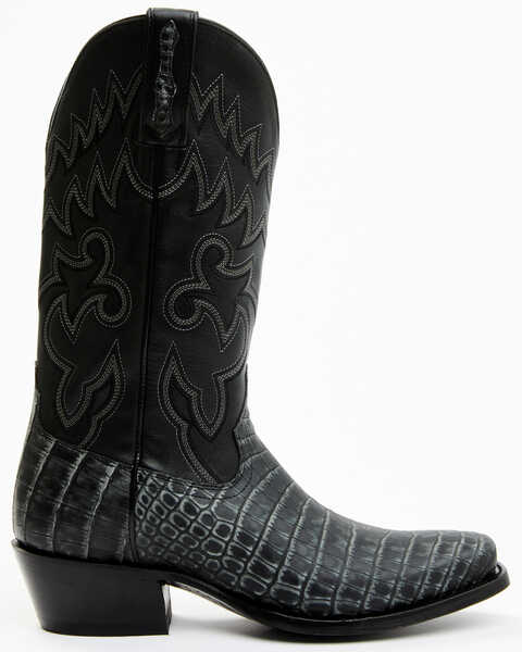 Image #2 - Cody James Men's Exotic Alligator Western Boots - Square Toe, Grey, hi-res