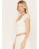 Image #2 - Idyllwind Women's Montana Western Lady Lace Cropped Shirt, Ivory, hi-res