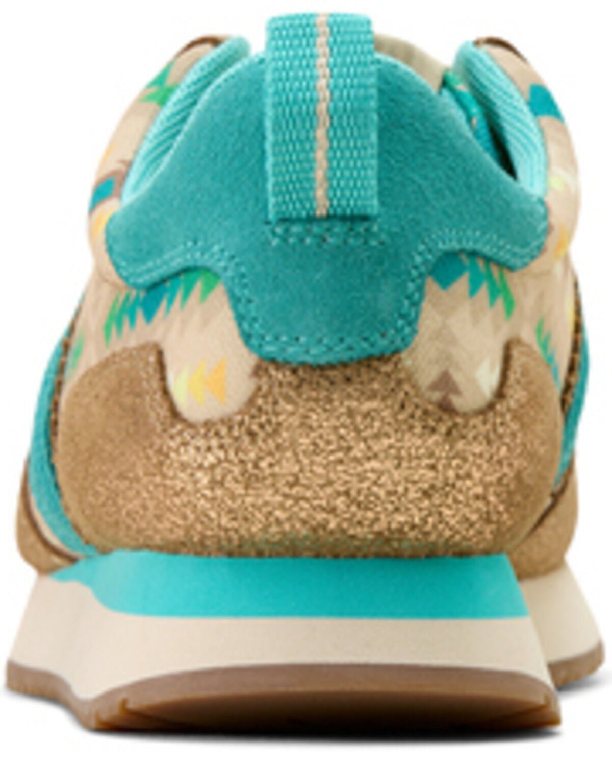 Image #3 - Ariat Women's Ranch Runner Southwestern Print Casual Shoes, Turquoise, hi-res