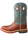 Twisted X Men's CellStretch Western Work Boots - Alloy Toe, Cognac, hi-res