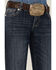 Image #2 - Stetson Women's 214 Trouser Flare Jeans , Blue, hi-res