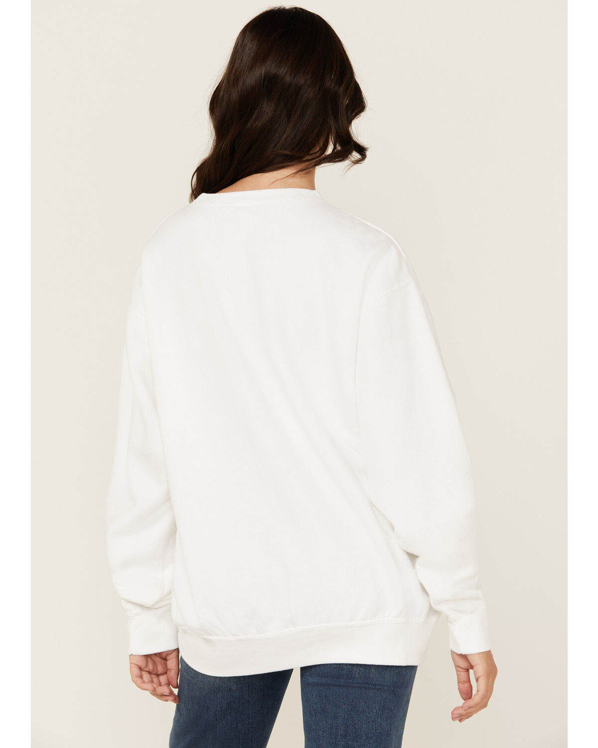 Image #4 - Show Me Your Mumu Women's American Flag Sweatshirt, White, hi-res