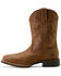 Image #2 - Ariat Men's Hybrid Ranchway Waterproof Performance Western Boots - Broad Square Toe, Brown, hi-res
