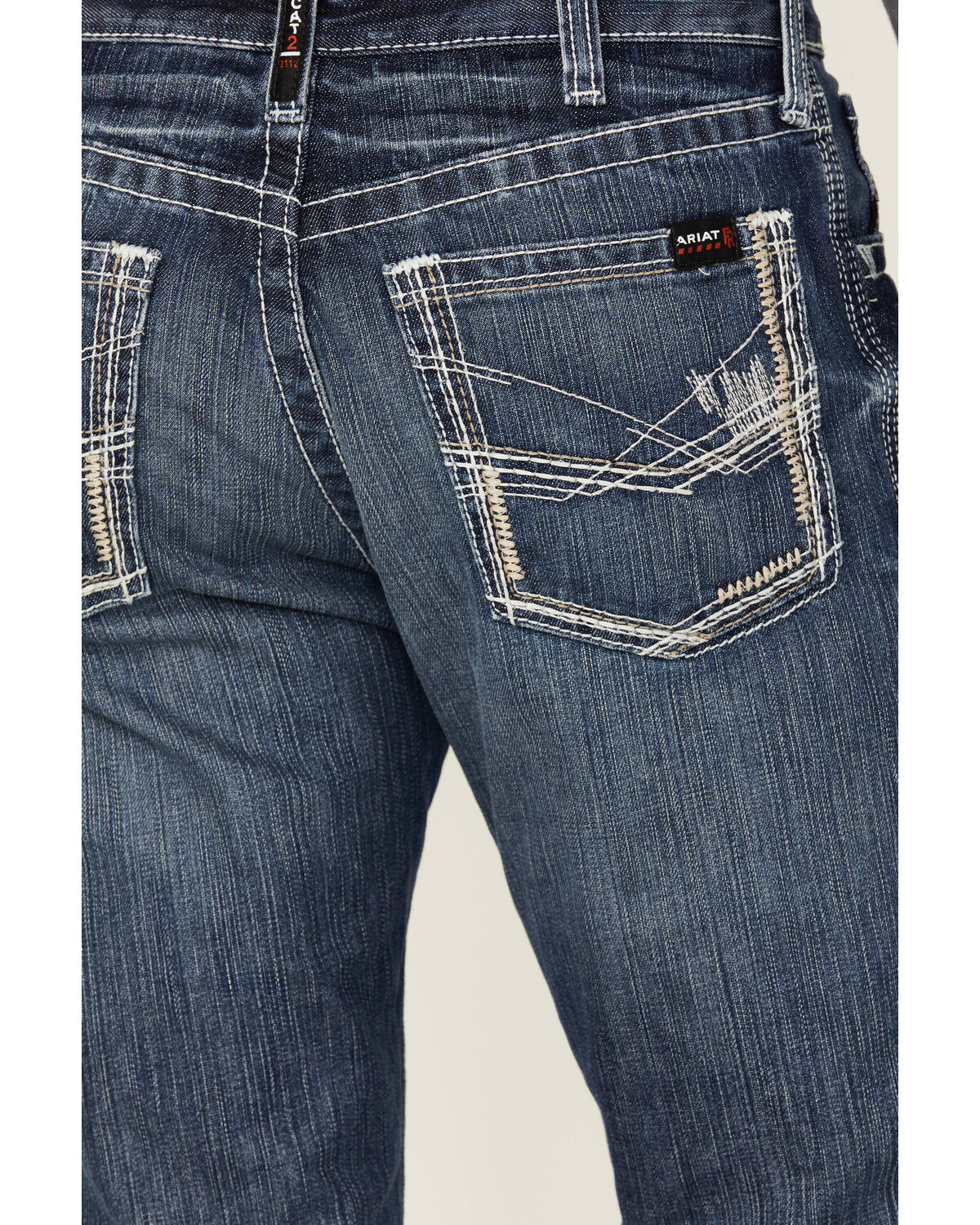 Image #6 - Ariat Men's FR M4 Ridgeline Bootcut Work Jeans, Denim, hi-res