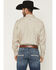 Image #4 - Ariat Men's Stu Geo Print Long Sleeve Button-Down Western Shirt, Tan, hi-res