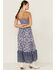 Image #3 - Angie Women's Large Geo Print Midi Dress, Blue, hi-res