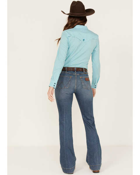 Image #3 - Wrangler retro Women's Vintage Medium Shelby Trouser Jeans , Blue, hi-res