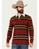 Image #1 - Pendleton Men's Decker Rugby Striped Long Sleeve Polo Shirt, Multi, hi-res