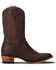Image #2 - Lane Women's Plain Jane Midi Western Boots - Round Toe, Cognac, hi-res