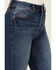 Image #4 - Shyanne Women's Celeste Dark Wash High Rise Seamed Back Stretch Bootcut Jeans , Dark Wash, hi-res