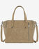 Image #2 - Wrangler Women's Cowhide Embossed Crossbody Tote Bag, Tan, hi-res