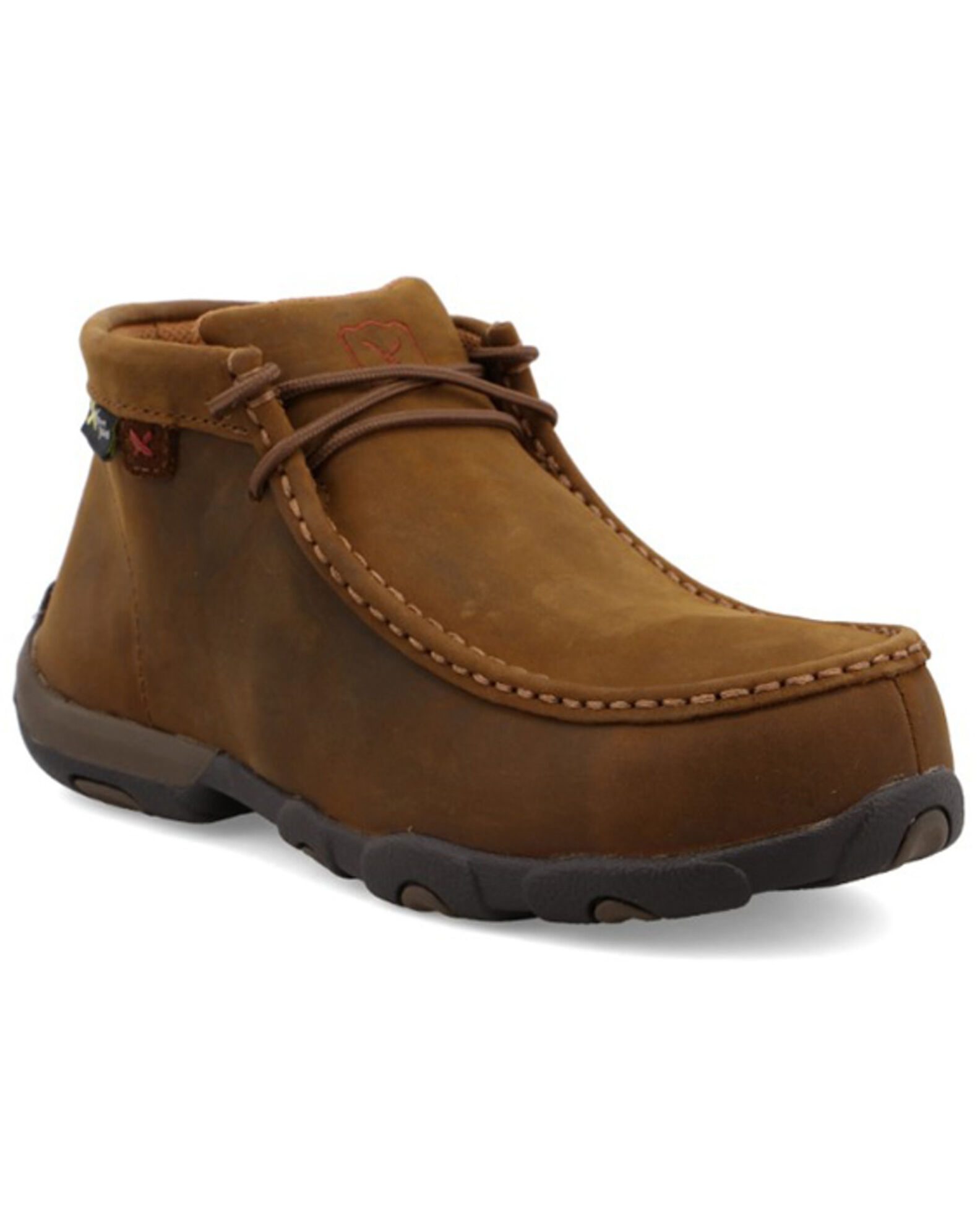 Image #1 - Twisted X Women's Met Guard Driving Mocs - Composite Toe, Brown, hi-res