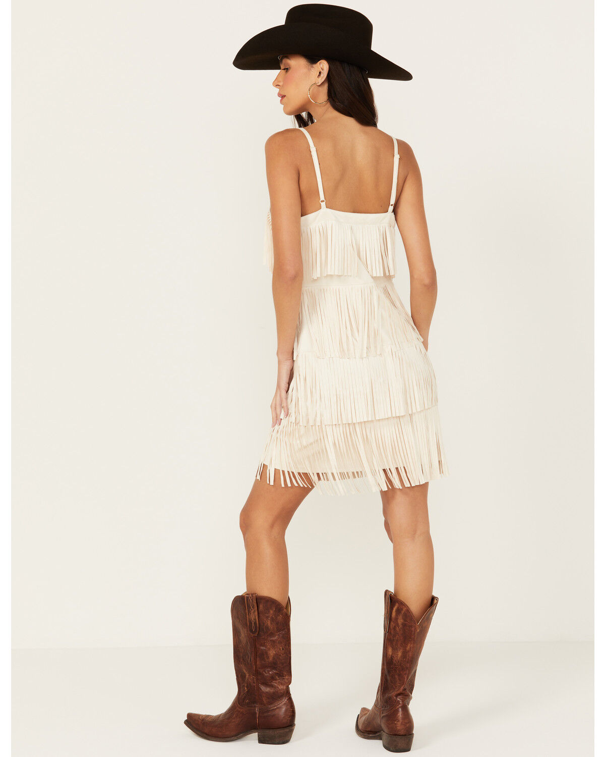 Image #5 - Idyllwind Women's Brixworth Fringe Festival Mini Dress, Off White, hi-res