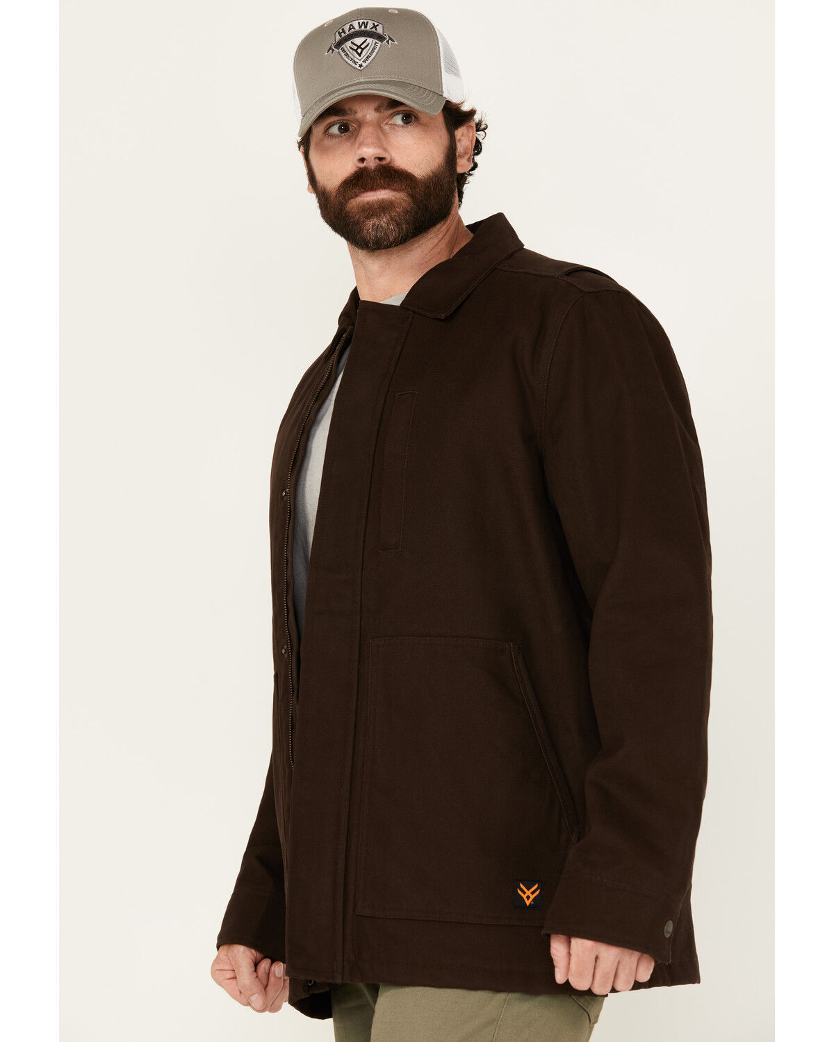 Image #2 - Hawx Men's Winnemac Insulated Car Jacket, Brown, hi-res