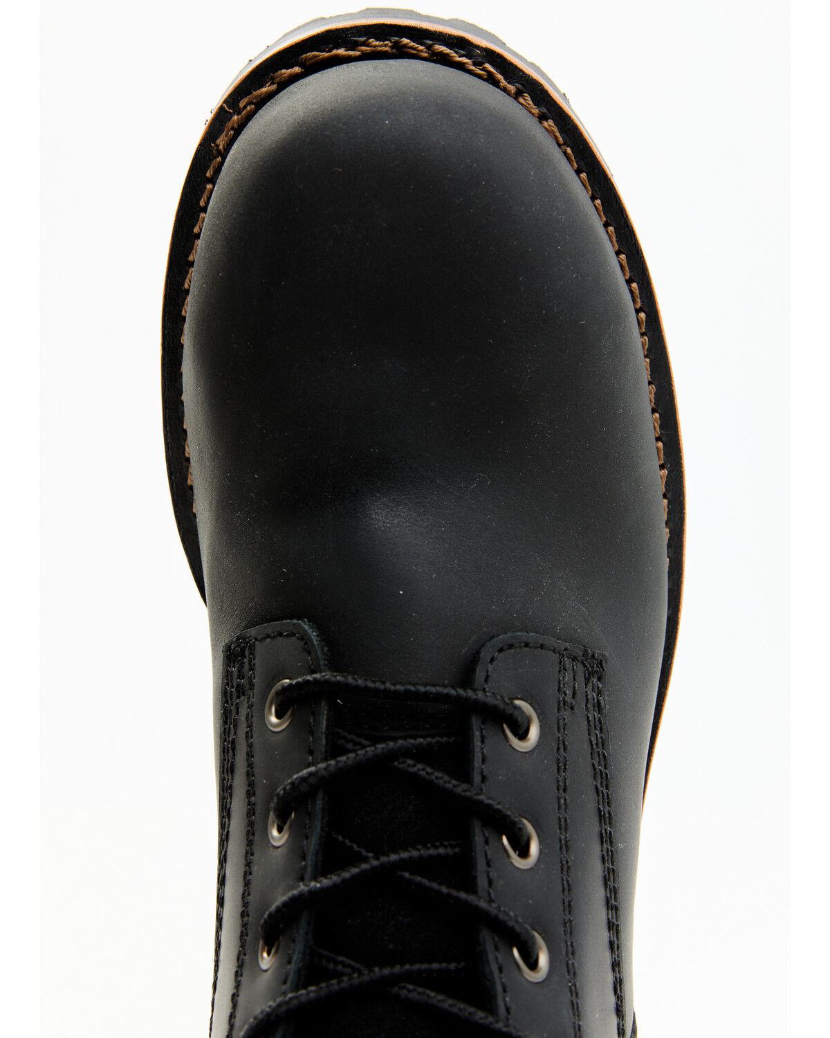 Image #6 - Hawx Men's 8" Logger Work Boots - Composite Toe, Black, hi-res
