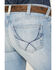 Image #3 - Ariat Women's Nebraska Light Wash Mid Rise Hope Stretch Bootcut Jeans, , hi-res