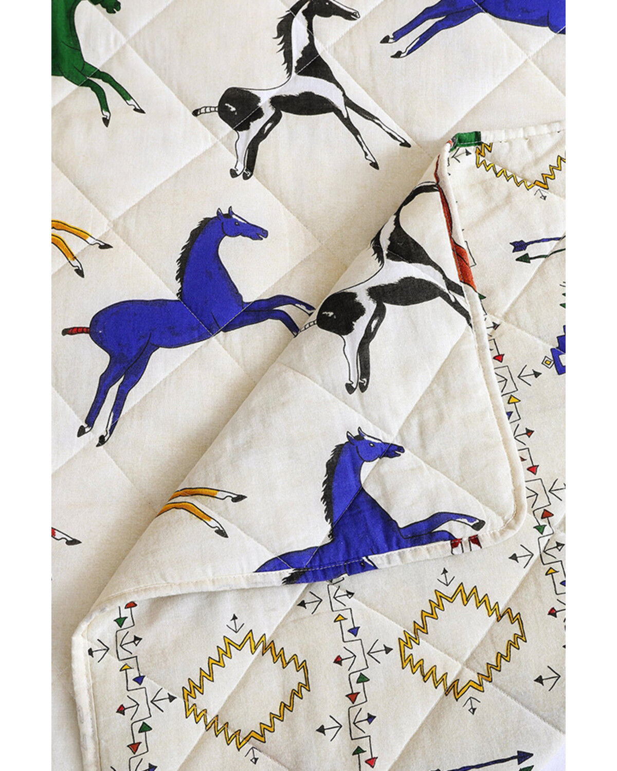 Image #3 - HiEnd Accents Wild Horses Reversible 3 Piece Quilt Set - King Size, Multi, hi-res