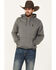 Image #1 - RANK 45® Men's Westech Hooded Sweatshirt, Charcoal, hi-res