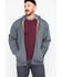 Image #1 - Hawx Men's Zip-Front Hooded Work Jacket, Charcoal, hi-res