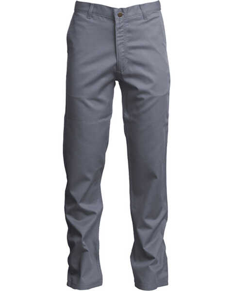 Image #3 - Lapco Men's FR UltraSoft Uniform Straight Leg Pants, Grey, hi-res