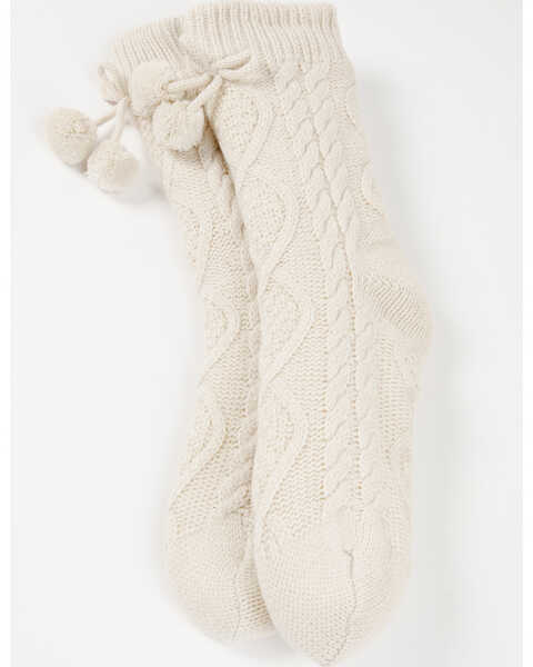 Idyllwind Women's Fernbook Cozy Socks, Cream, hi-res