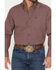 Image #3 - Ariat Men's Pro Series Travis Plaid Print Long Sleeve Button-Down Stretch Western Shirt - Big, Burgundy, hi-res