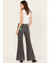 Image #3 - Wrangler Women's Heart Patch Wanderer Flare Jeans, Black, hi-res