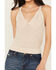 Image #3 - Cleo + Wolf Women's Sweater Knit Tank, Oatmeal, hi-res