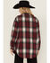 Image #4 - STS Ranchwear by Carroll Women's Bailey Plaid Print Button-Down Shacket, Red, hi-res