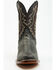 Image #4 - Dan Post Men's 11" Exotic Ostrich Leg Western Boots - Square Toe, Grey, hi-res