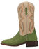 Image #3 - Dan Post Women's Seabass Western Boots - Broad Square Toe, Green, hi-res