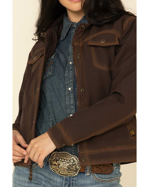 STS Ranchwear Women's Brown Brumby Softshell Jacket , Brown, hi-res