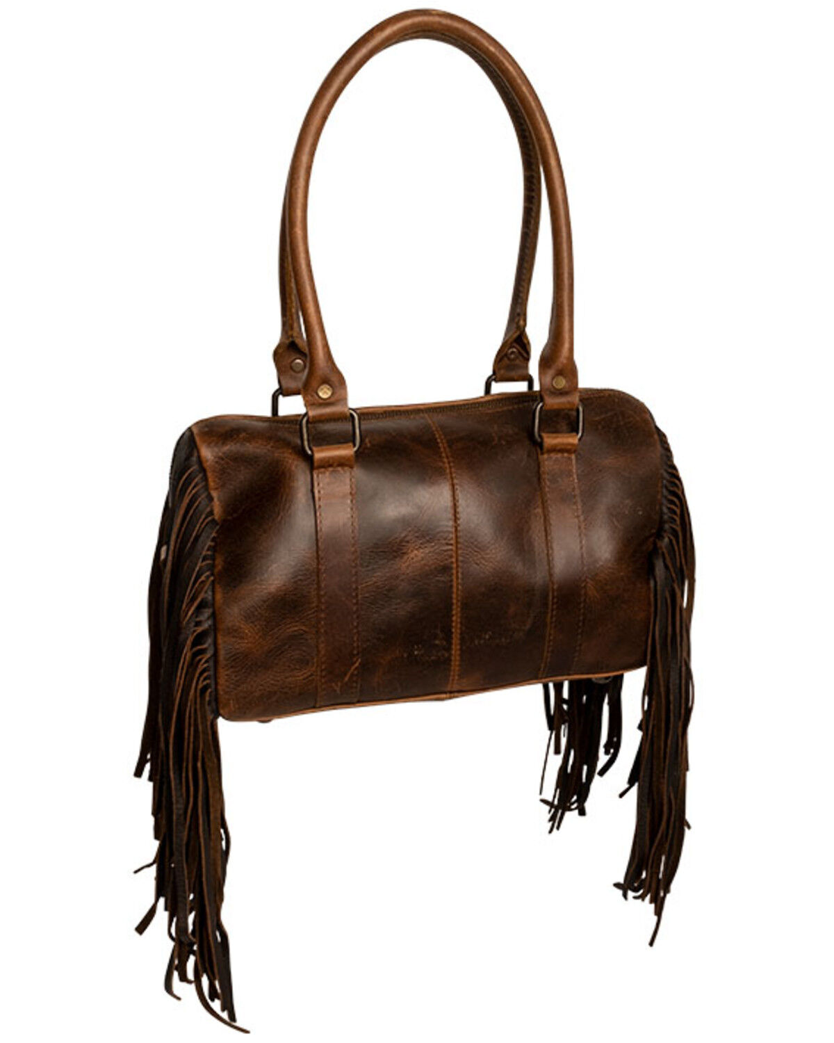 Image #3 - STS Ranchwear by Carroll Women's Chaynee Mountain Satchel, Brown, hi-res