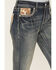 Image #4 - Grace In LA Women's Medium Wash Mid Rise Hairon Bootcut Stretch Denim Jeans, Medium Wash, hi-res