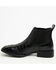 Image #3 - Ariat Men's Booker Crocodile Print Chelsea Boots - Broad Square Toe, Black, hi-res