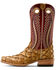 Image #2 - Ariat Men's Futurity Fame Exotic Pirarucu Western Boots - Square Toe, Brown, hi-res