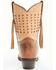 Image #5 - Laredo Women's Brown Fringe Western Performance Boots - Snip Toe, Brown, hi-res