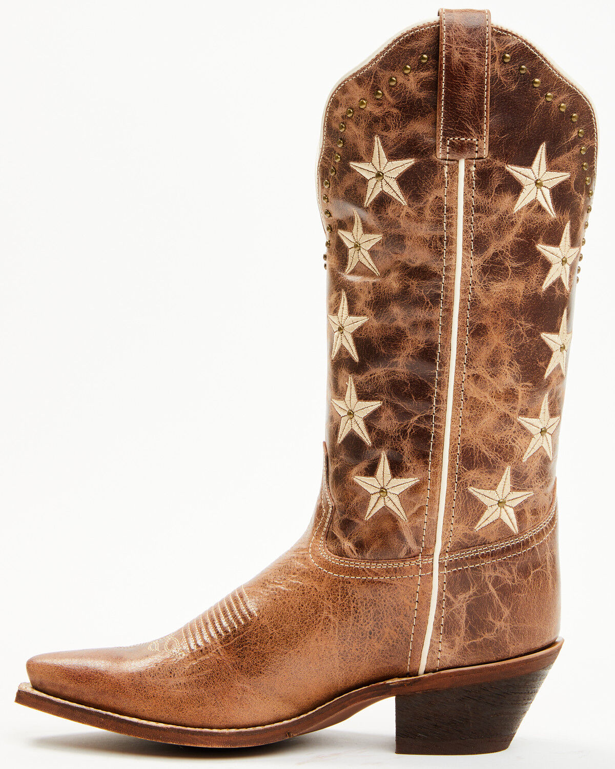 Image #3 - Laredo Women's Serenade Western Boots - Snip Toe, Tan, hi-res