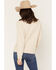 Image #4 - Shyanne Women's Sparks Fuzzy Horse Icon Sweater, Khaki, hi-res