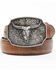 Image #1 - Cody James Boys' Longhorn Scroll Buckle Belt, , hi-res
