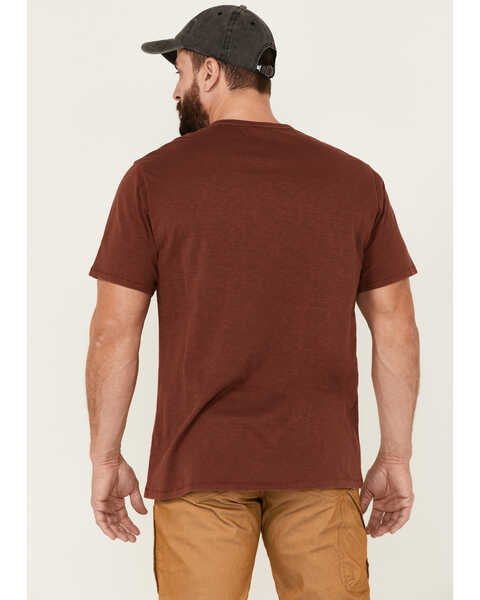 Image #4 - Brothers and Sons Men's Basic Short Sleeve Pocket T-Shirt , Red, hi-res