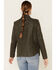 Velvet Heart Women's Olive Faux Leather Shirt Jacket , Olive, hi-res