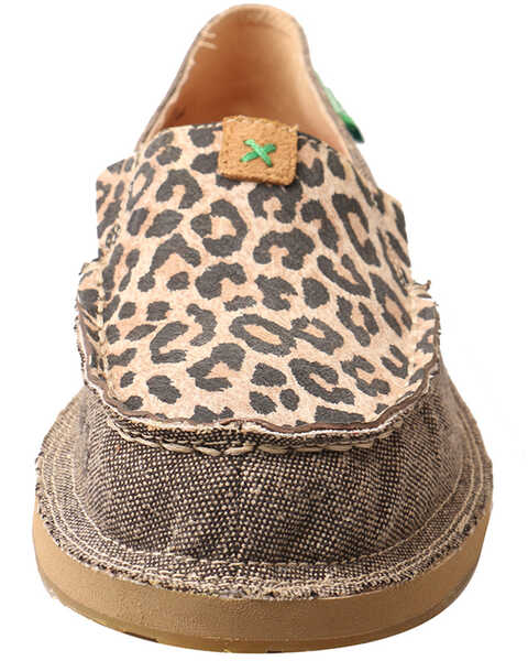 Image #5 - Twisted X Women's ECO TWX Leopard Slip-On Shoes, Sand, hi-res