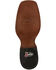 Image #7 - Justin Men's Big News Western Boots - Broad Square Toe, Brown, hi-res