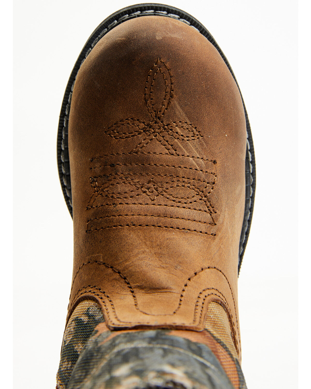 Image #6 - Cody James Boys' Real Tree Camo Work Boot - Round Toe, , hi-res