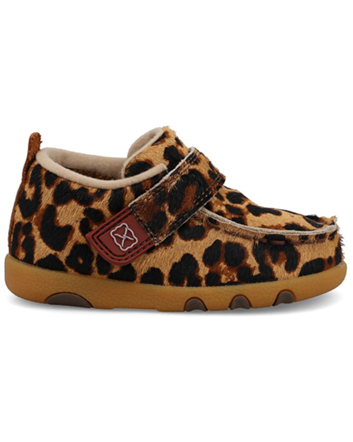 Image #2 - Twisted X Toddler Girls' Driving Mocs, Leopard, hi-res