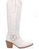 Image #2 - Dingo Women's Heavens to Betsy Western Boots - Pointed Toe, White, hi-res