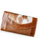 Image #1 - Ranch Junkie Women's Highlands Cowhide Full Size Large Envelope Wallet, Brown, hi-res